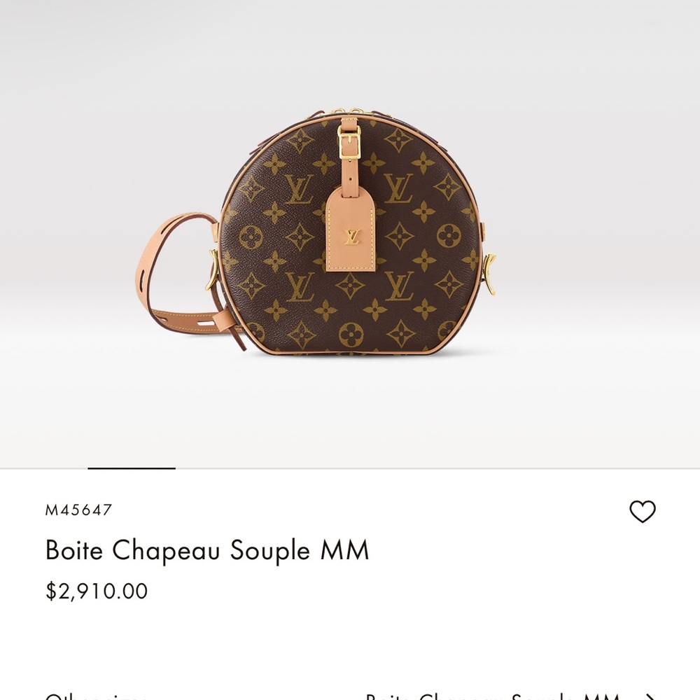Louis Vuitton Boite chapeau souple MM